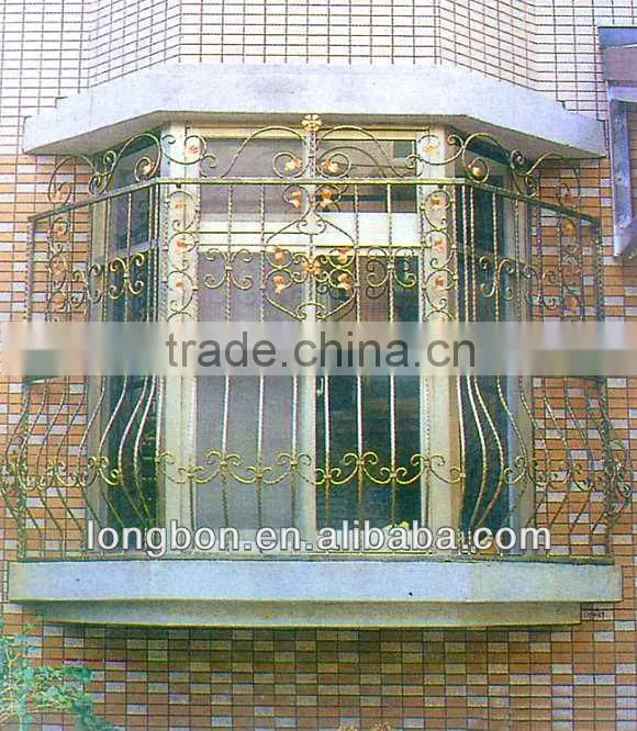 2015 Top-selling modern wrought iron designs window