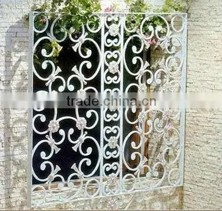 Top-selling hand forged iron fence for window