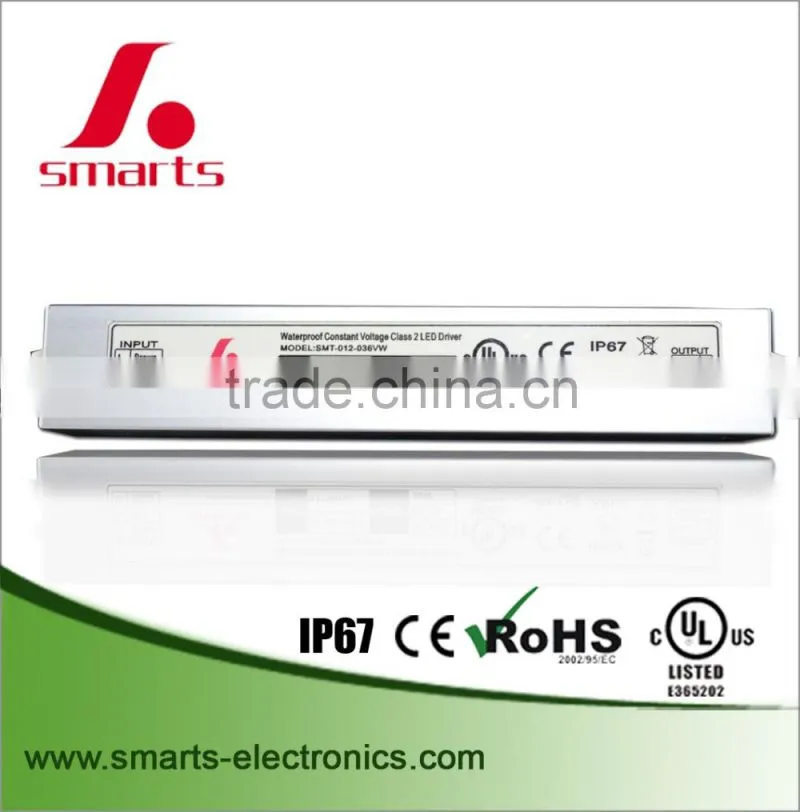 12v/24v dc output led strip driver power supply 40w