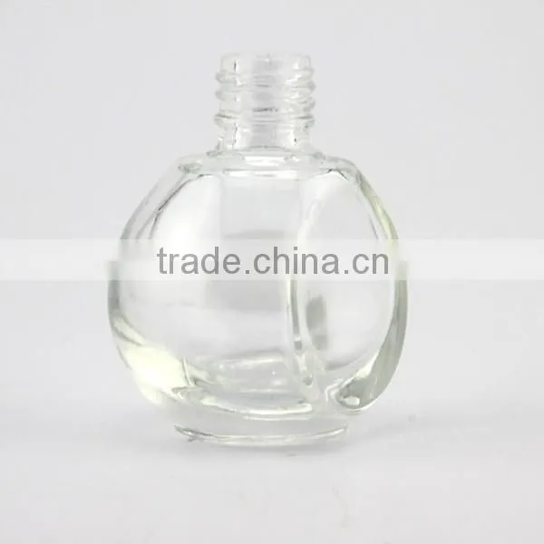 8ml empty nail polish bottle with red cap and brush cheap price