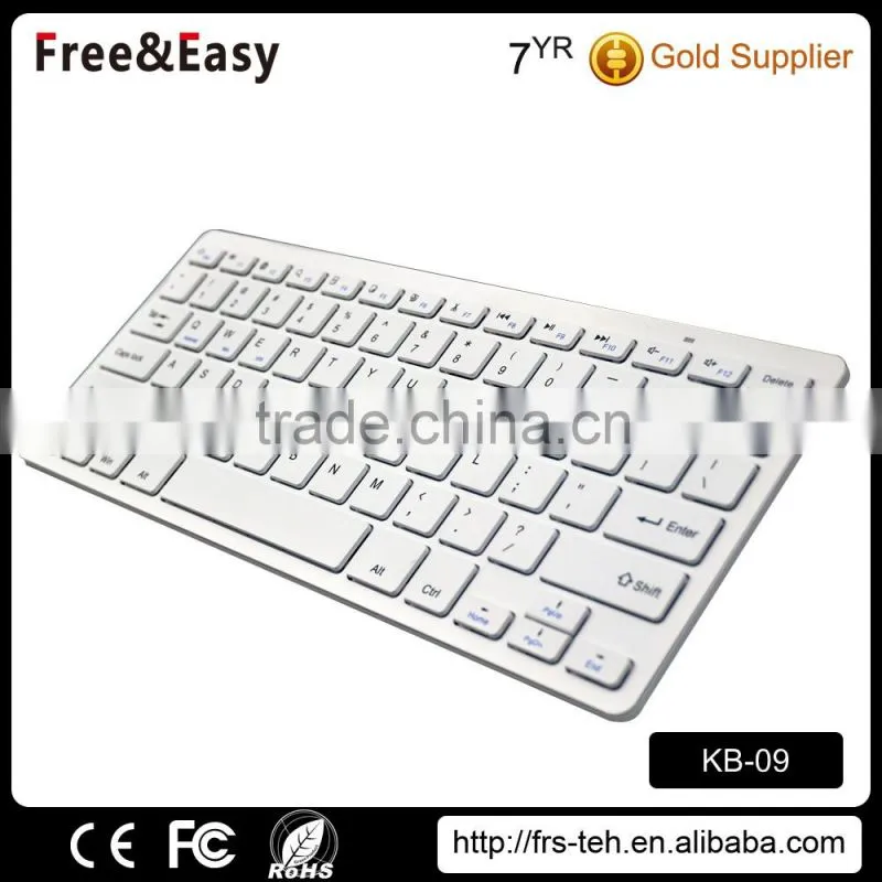 Super slim mini 78 keys bluetooth computer keyboard
