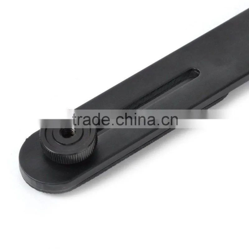 Dual Flash Bracket Holder for 1/4" Screw Tripod Light Stand For DSLR Camera