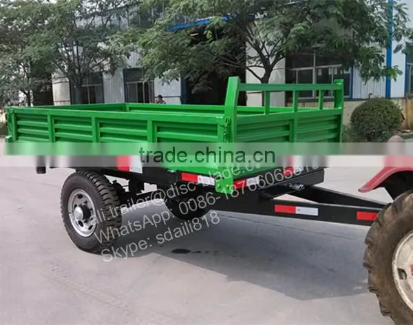 20hp tractor trailed 1.5 ton farm trailers