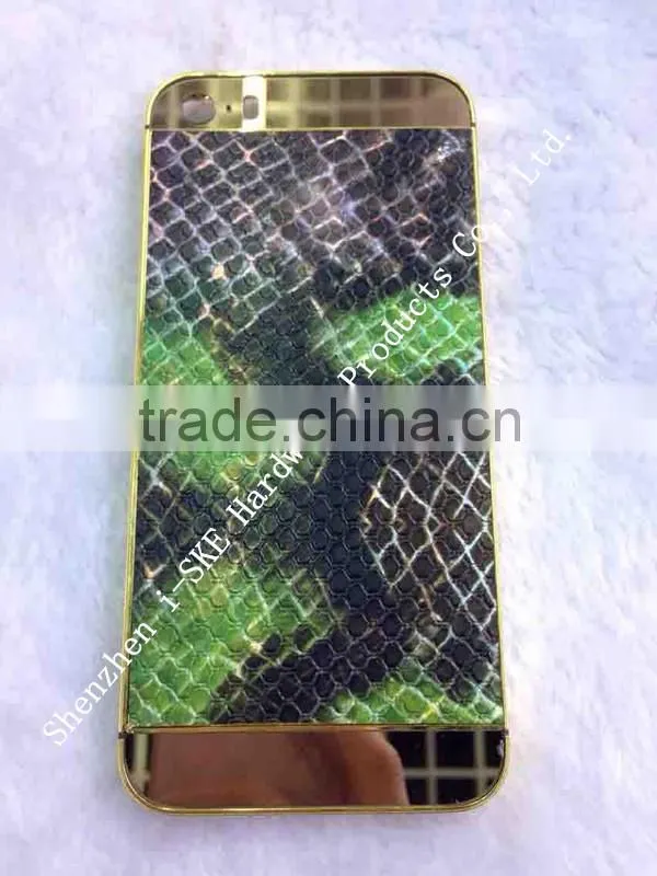 Luxury Christmas gift and popular design for iphone 5 5s 24kt gold cover