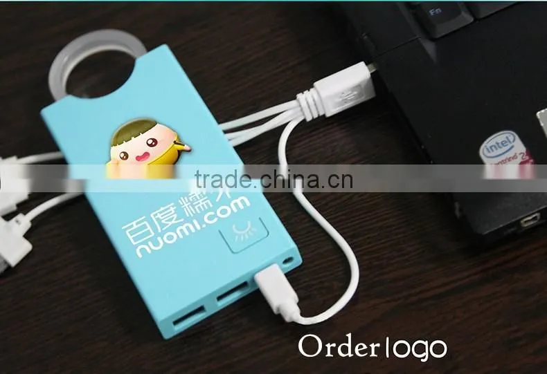 Premium promotion gift power bank,cell phone charger with custom logo printing, hot selling external battery