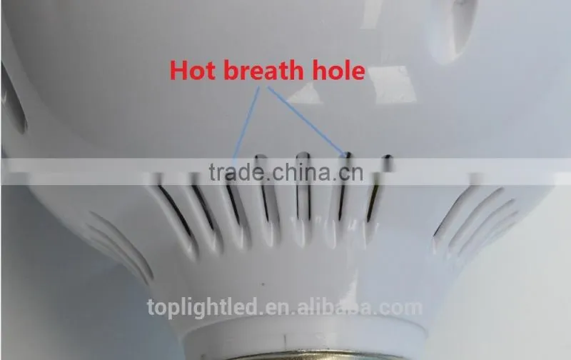 Dia-casting AL+PC 360 degree E26/E27/GX24Q3 12-24W led corn lamp light