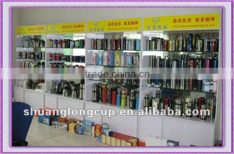 clear plastic double wall mug blue coffee mug flask printing
