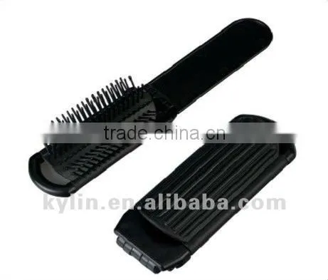 Plastic colorfull handle hair brush