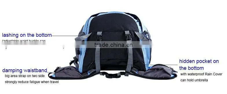 Factory supply waterproof hiking backpack hiking camping backpacks