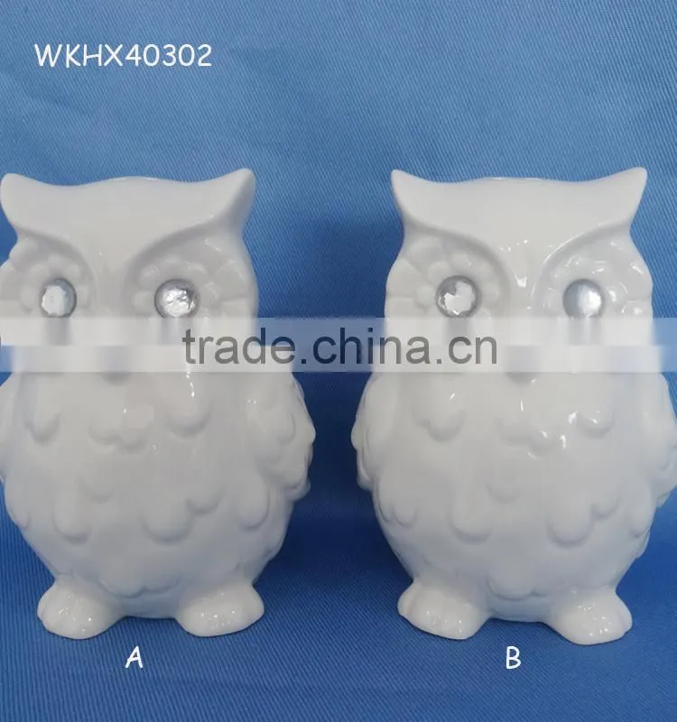 Candy holder for kids decoration white owl for sale