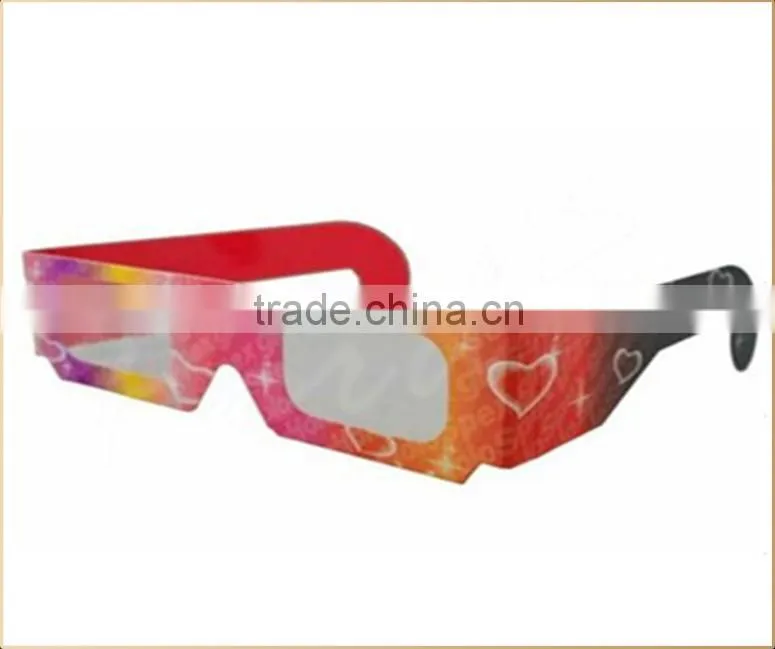 Party paper fireworks diffraction glasses paper diffraction glasses