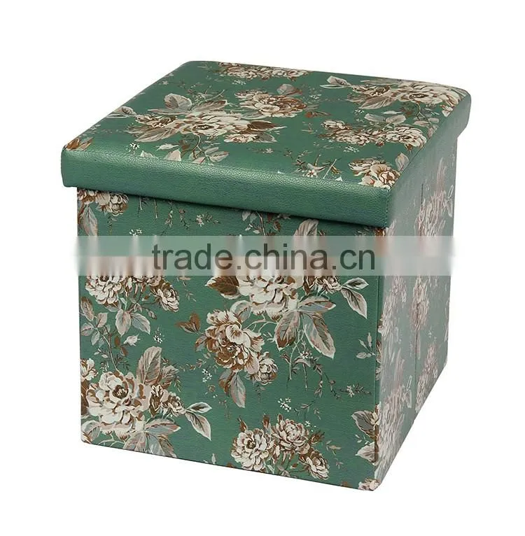 cheap furniture trendy folding storage ottoman stool
