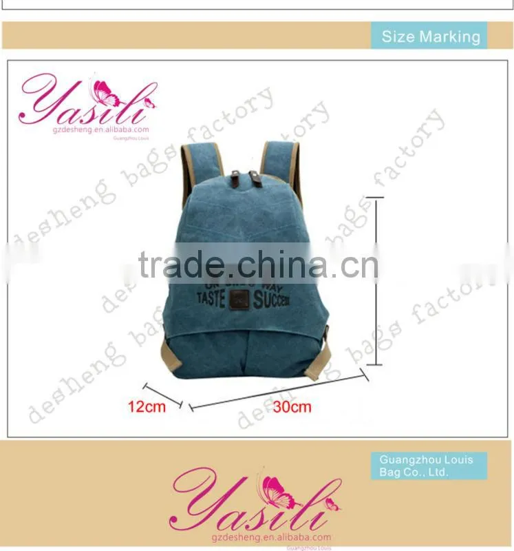 2014 backpack for school;blue canvas backpack;fashionable backpacks