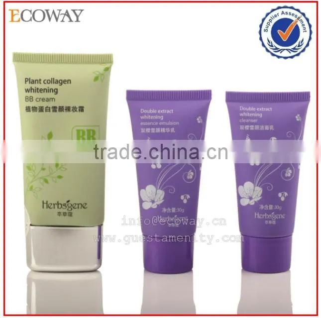 colorful small empty cosmetic tubes high quality plastic shampoo container