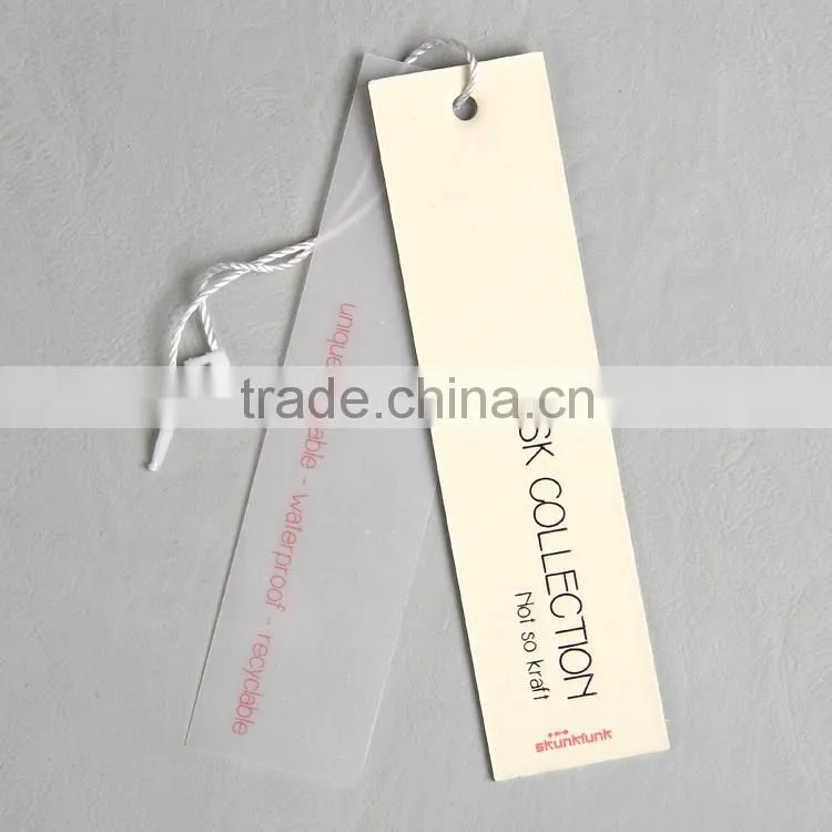 Eco-Friendly Feature black gold stamping swing tag for wholesale cheap down jacket