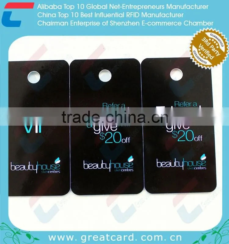 Silk Printing Matt Black PVC Card