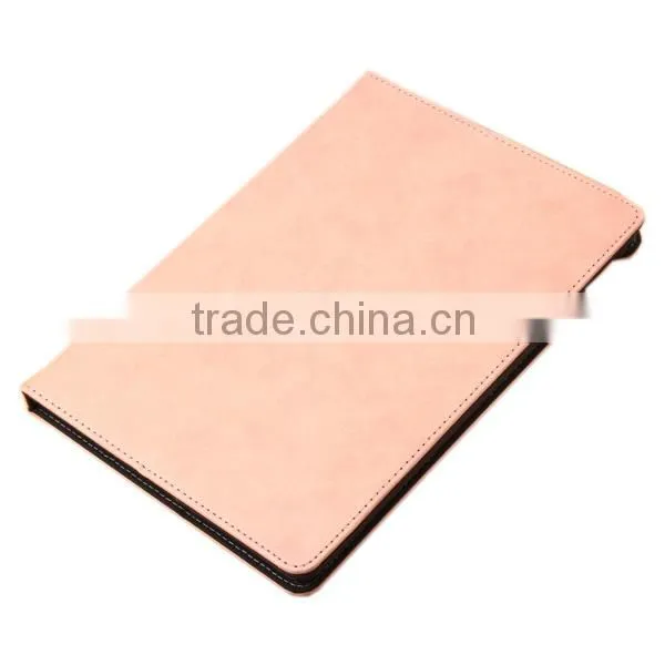 PU leather stand auto sleep smart cover folio case for apple iPad Air 2, for ipad 6 leather case