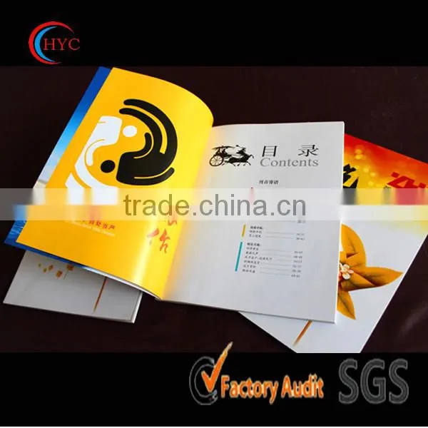 excellent glossy a4 paper printed catalogue