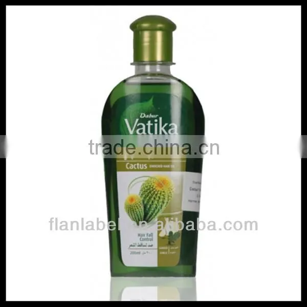 100% factory-directed price customized hair oil bottle label