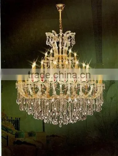 European bedroom crystal chandelier