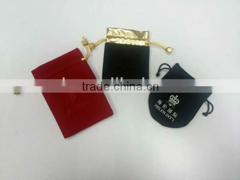 Mini Velvet Jewelry Pouch Bag