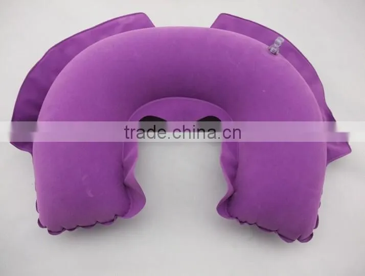 Customized U Shape Air Inflatable Neck Pillow