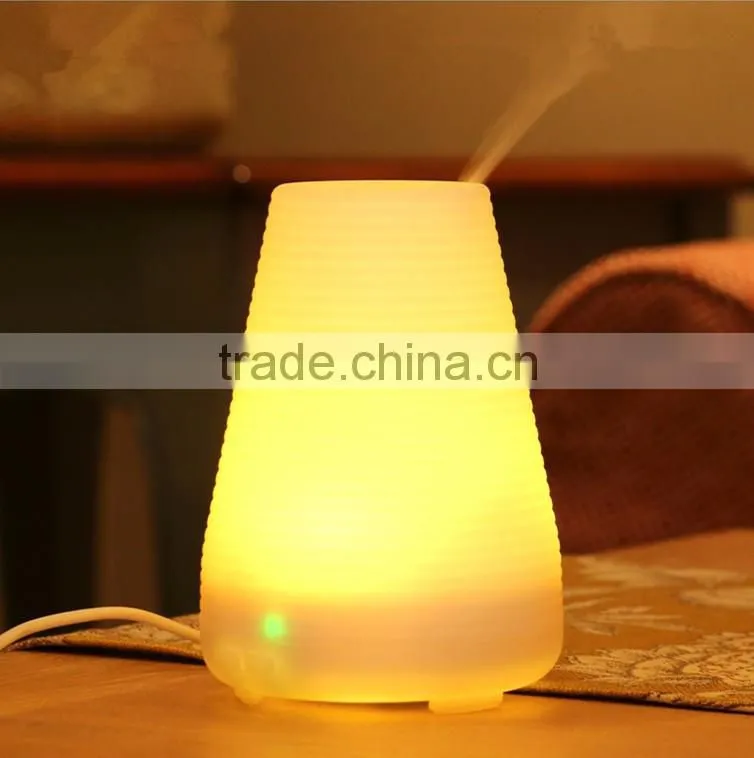 Pure White Ultrasonic Aroma Diffuser 100 ML Colorful Light Atomizer Air Humidifier