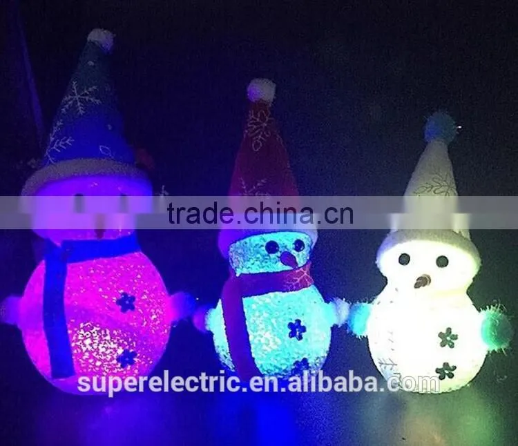 Fancy Color Changing LED Christmas Snowman Light LED Christmas Tree Light