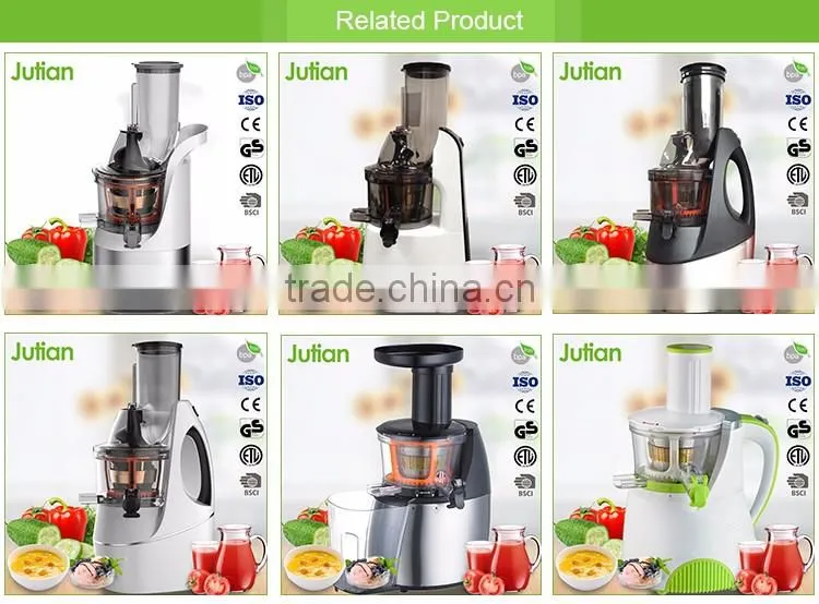 2016 Colorful Multifunctional Automatic Korea Wide Mouth Slow Auger Juicer