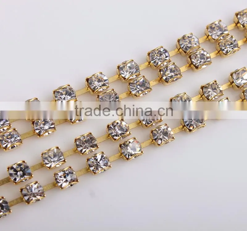 ss6-ss38,Sew on stones,868 quality rhinestone use cup chain wholesale in china