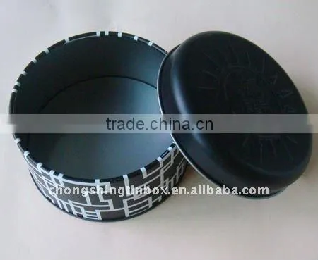 Round Window Candy Tin Can