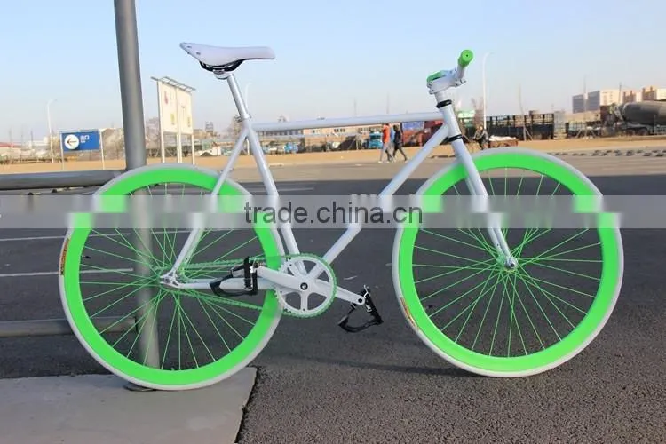 Good quality single speed fixed bike made in China wholesale cheap price bike 700C colorful fixed gear bike