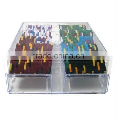 200pc Kings Casino Poker Chip Set with Acrylic Case