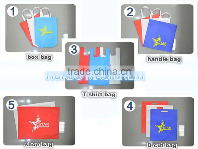 Three Side Seal Bag Making Machine/Box Bag Type Ultrasonic Sealing Non Woven Bag Machine