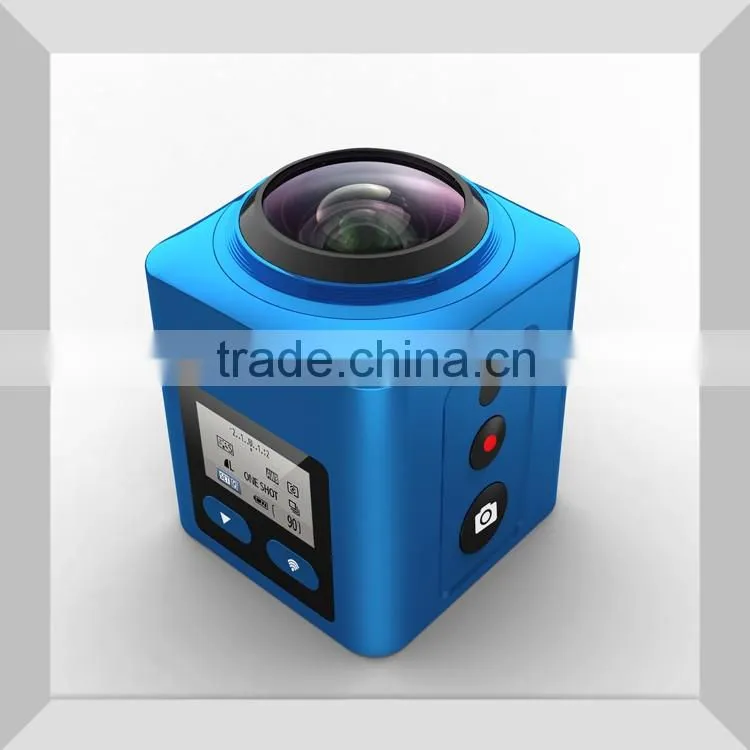 Portable 360 Sports Camera 4k wifi, 360 Sports Camera with 8 recording mode
