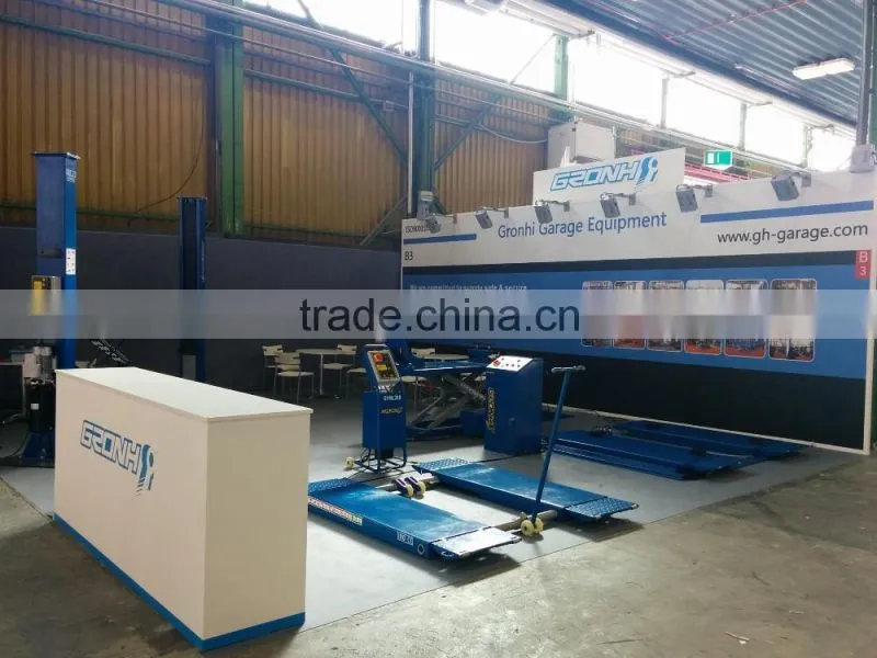 2-post lift base plate, automatic release, CE approved