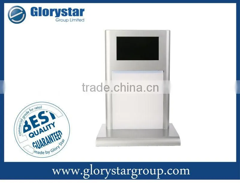 7" advertising display stand for advertising