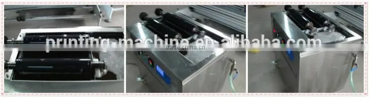 Anilox roller cleaning machine for flexo printing machine