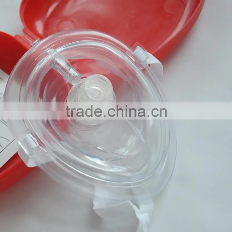 Logo printing CPR replacement mask with one way valve for training