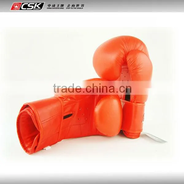 Standard leather kick boxing gloves
