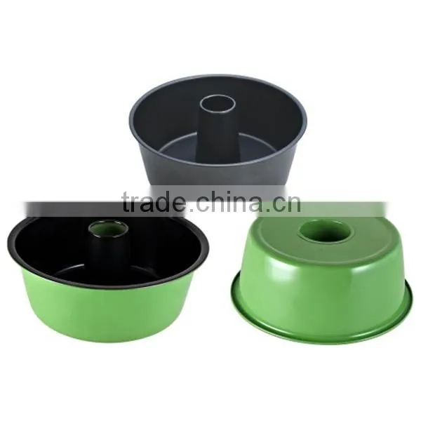 carbon steel non-stick fluted tube pan