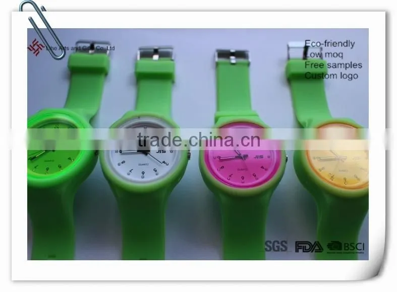 Jelly candy color silicone watches