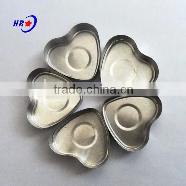 HRX-AL-CUP01 40g roll side aluminum tealight candle cup holder