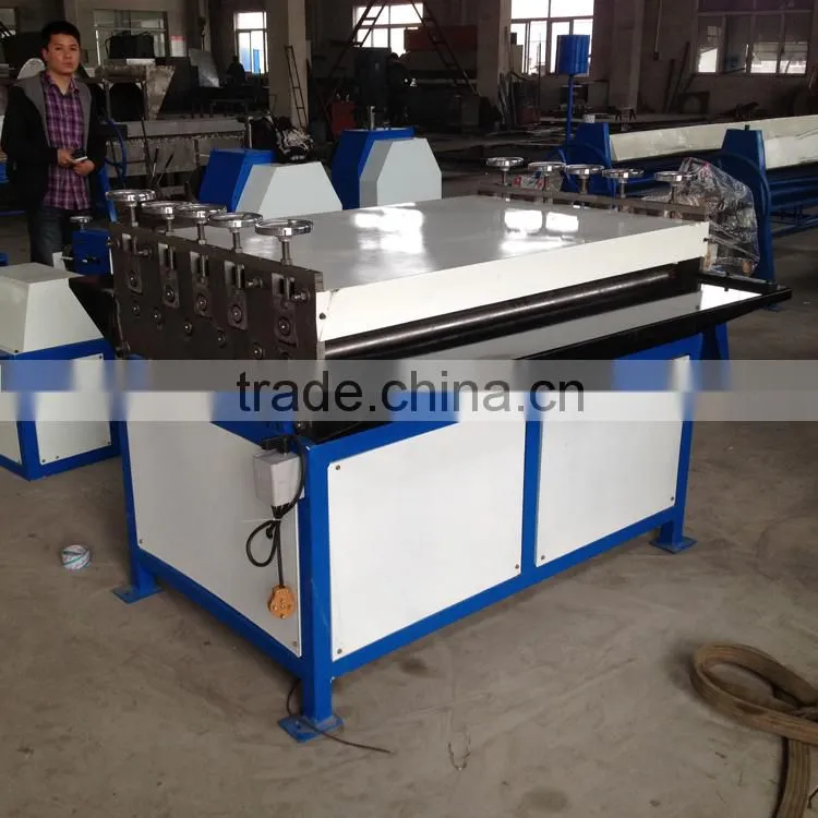 wind pipe making beading groove machine