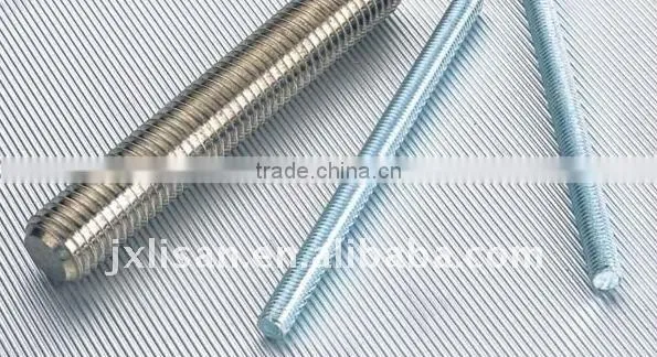 yellow zinc plated threaded rod