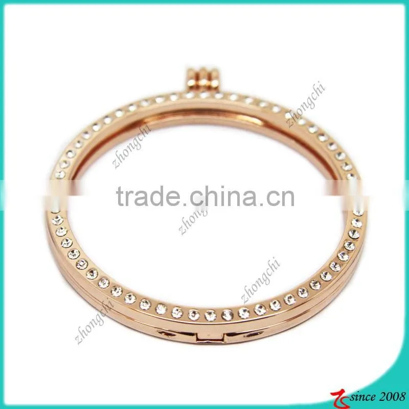 60MM*55MM Zinc Alloy Gold Changeable DIY Coin Locket
