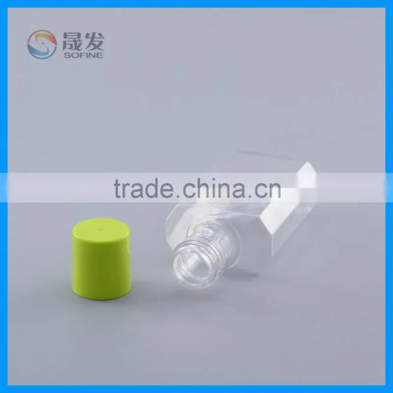Plastic pet body lotion bottle