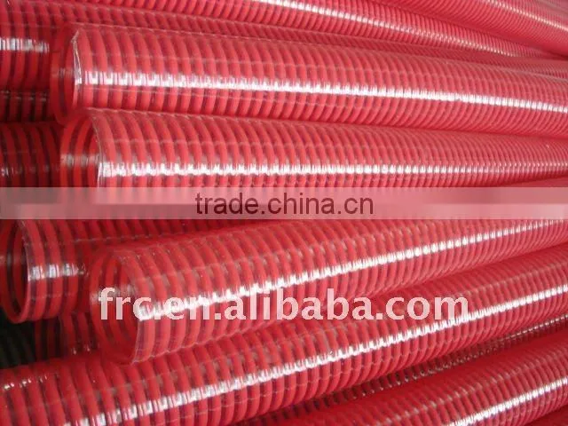 PVC Red & Clear Suction Hose