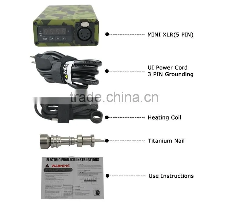 NAIL-EG 50Hz/60Hz materical ABS enail coil heater with 5pin xlr