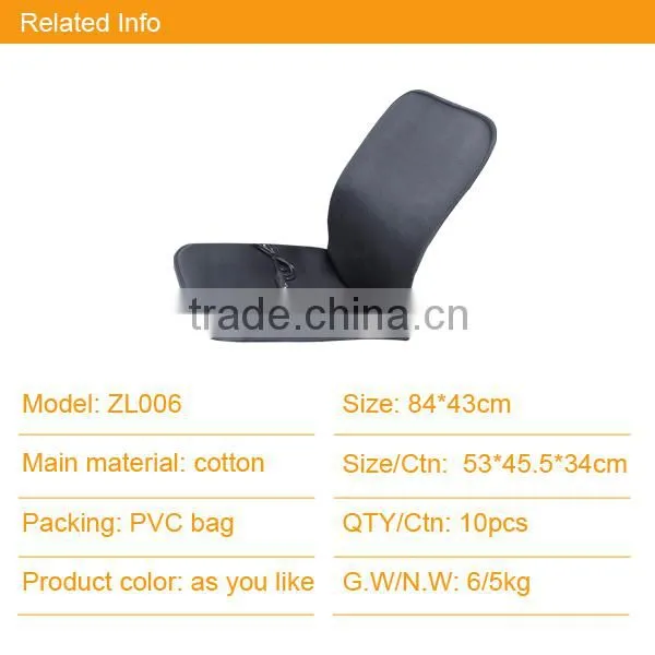 ZL006 2014 Newest China Manufacturer factory supply high quality promotional car heating cushion